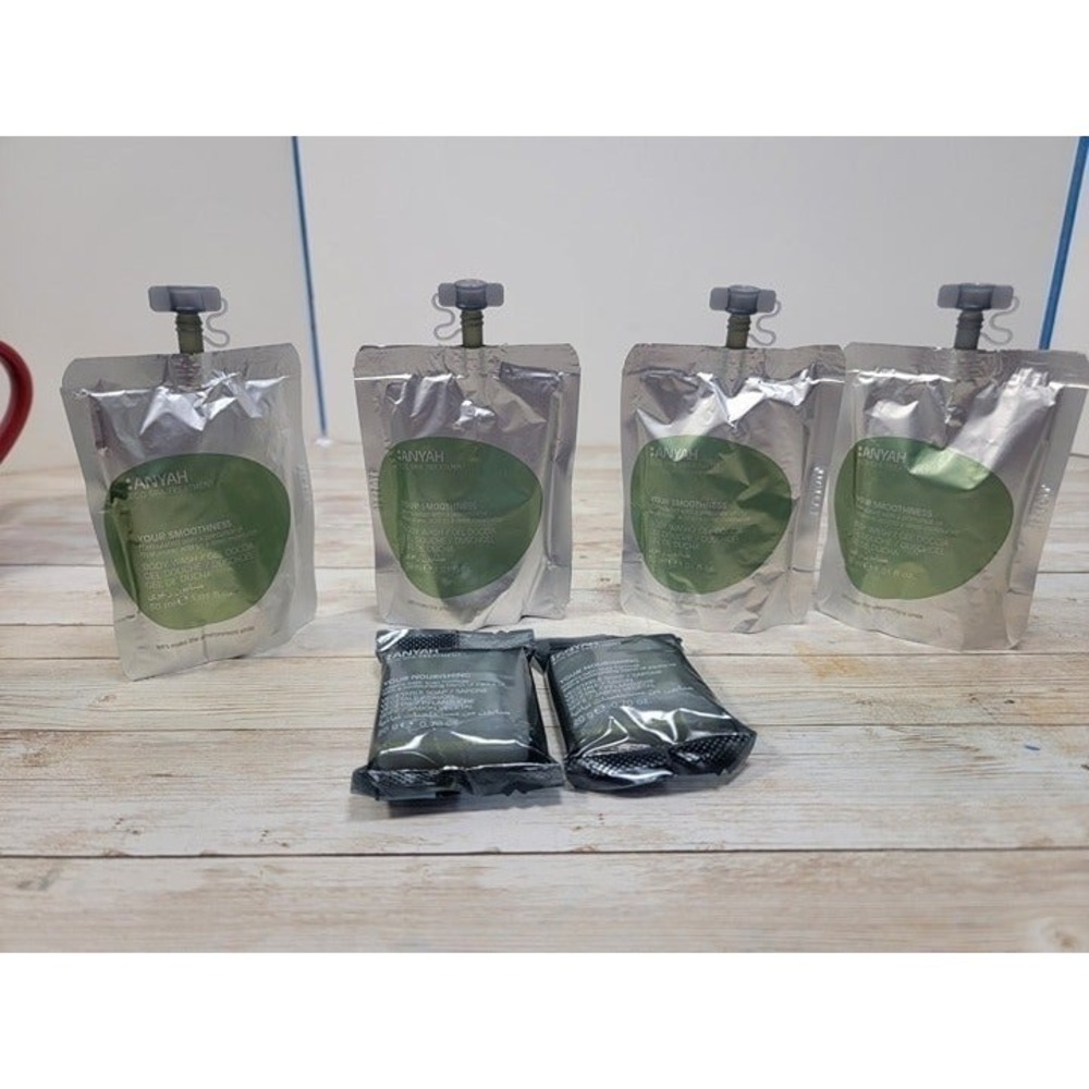 4x Aniyah Eco Spa Treatment Body Wash and 2x‎ Body Bath Soap NEW